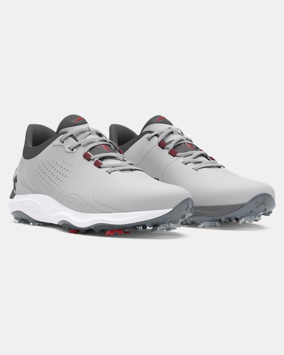 Men's UA Drive Pro Wide Golf Shoes, Gray, pdpMainDesktop image number 3
